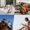 D-Pro 360° Waterproof Case IP68 etui wodoodporne wodoszczelne do iPhone 12 Pro (Black/gray)