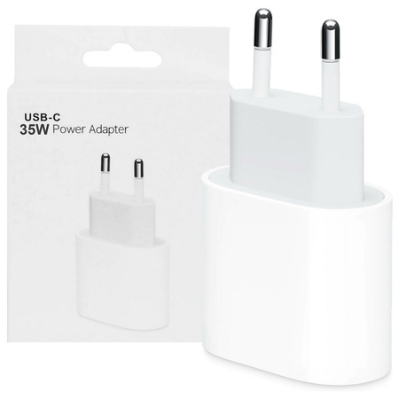 Ładowarka sieciowa zasilacz adapter USB-C 35W szybkie ładowanie PD do Apple iPad Air/Pro iPhone 11/12/13/14/15/16 Mini/Plus/Pro/Max