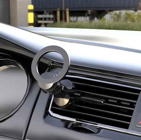 NOX MagSafe Vent Car Holder uchwyt samochodowy do auta samochodu do kratki (Black)