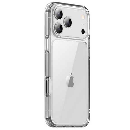 Etui D-Pro Quartz Crystal TPU+PC obudowa hybrydowa wzmacniana do Apple iPhone 17 Pro Max (Przezroczysty)