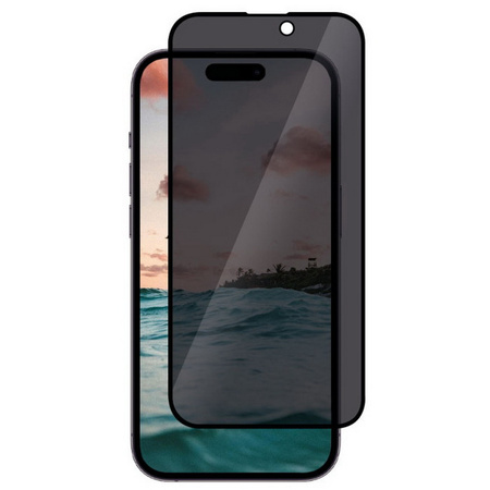 Szkło hartowane XHD Privacy Anti-Spy Glass prywatyzująca zaciemniająca antyszpiegowskia szybka ochronna na ekran do Apple iPhone 16 Pro/17