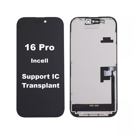 Wyświetlacz LCD ekran dotyk digitizer do Apple iPhone 16 Pro (Incell) (Wymienny IC)