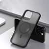 Etui D-Pro Matte Hybrid MagSafe Case obudowa magnetyczna iPhone 15 (Czarny)
