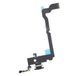Gniazdo złącze port dock ładowania mikrofon dolny taśma flex Lightning do Apple iPhone XS Max (Oryginalne OEM) (Czarny)