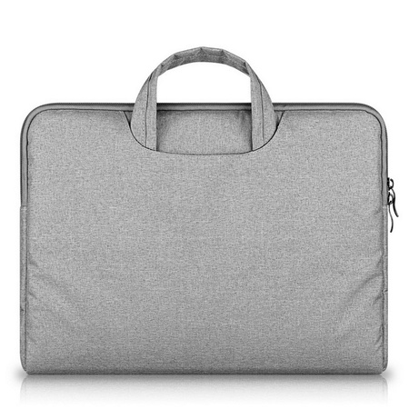 D-Pro Canvas Briefcase torba na laptop / MacBook Air/Pro 13/14/15 (Light Gray)