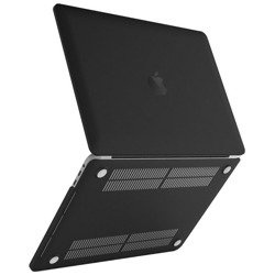 Hard Case etui obudowa Macbook Pro 13 (A1706 / A1708 / A1989 / A2159 / A2251 / A2289 / A2338 M1) 2016-2020 (Matte Black)