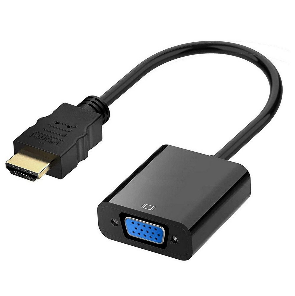 Adapter przejściówka konwerter kabel HDMI do VGA DSub Akcesoria \ Adaptery / Przejściówki