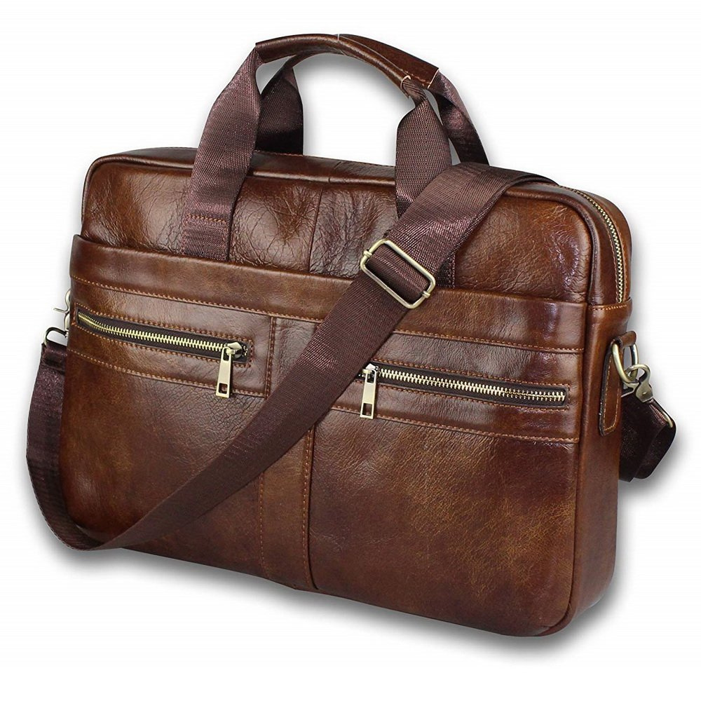 Advocate Leather Briefcase Skórzana Torba Macbook / Laptop 15/16 ...
