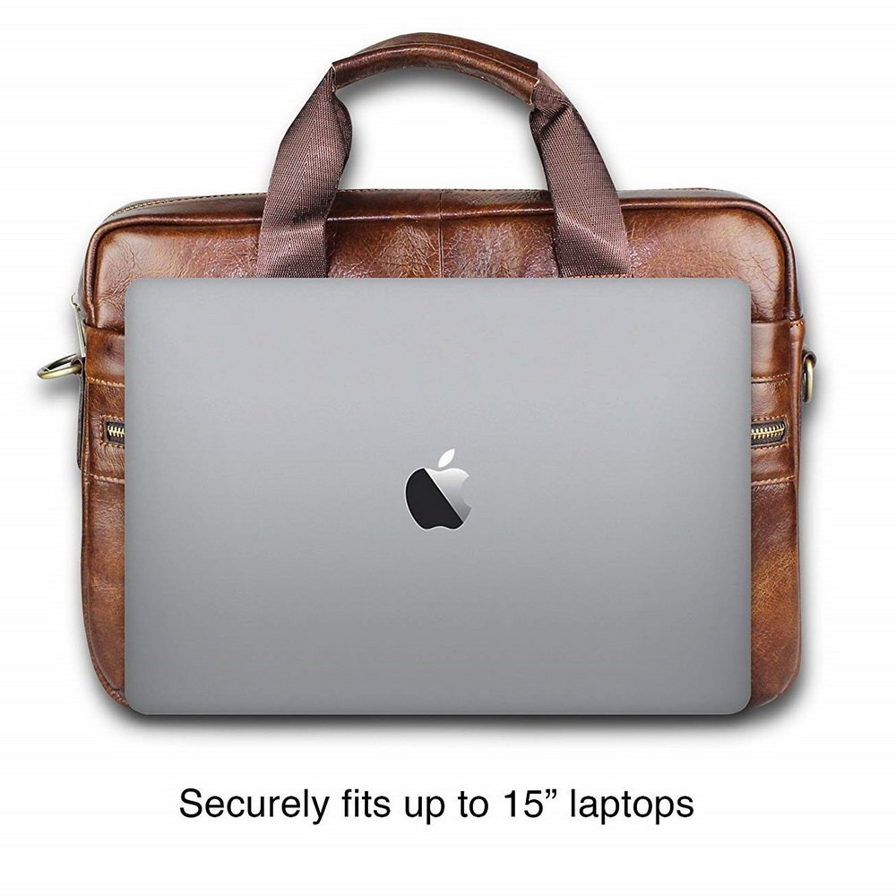 Advocate Leather Briefcase Skórzana Torba Macbook / Laptop 15/16