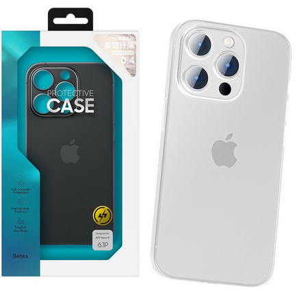 Benks Lollipop PP Case 0.4mm ultra cienkie etui - iPhone 14 Pro Max (White)