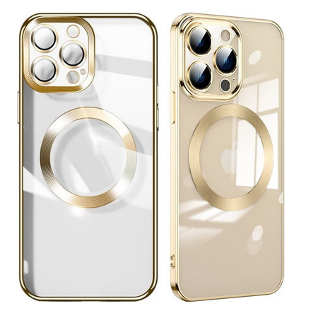 D-Pro Gloss MagSafe Case etui magnetyczne obudowa iPhone 11 Pro Max (Gold)