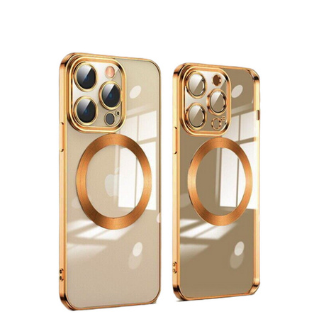 D-Pro Gloss MagSafe Case etui magnetyczne obudowa iPhone 12 (Gold)