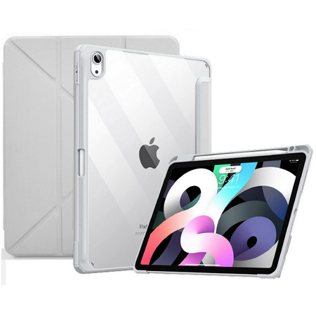 Etui Smart Cover Y Fold z klapką do Apple Pencil / iPad Pro 10.9 2022 10 Gen. (Gray)
