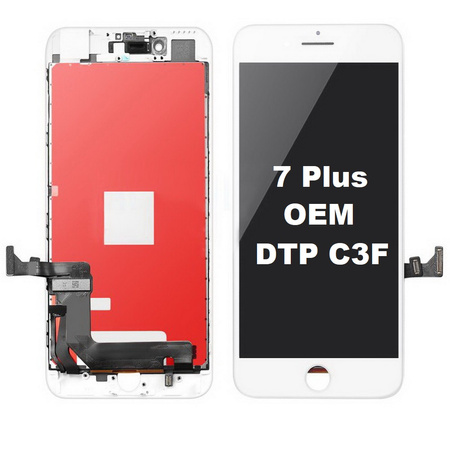 Wyświetlacz LCD ekran dotyk do iPhone 7 Plus (OEM DTP C3F LG) (White)
